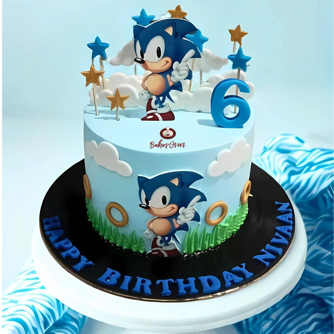 Super Sonic Adventure Cake