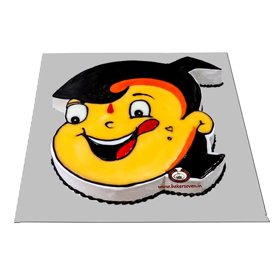 Chota Bheem Face Cake A