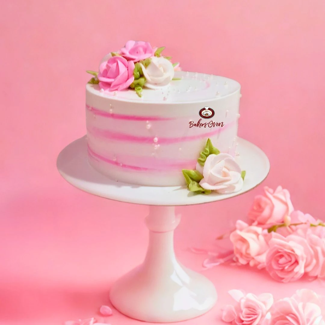 Elegant Flower Cake
