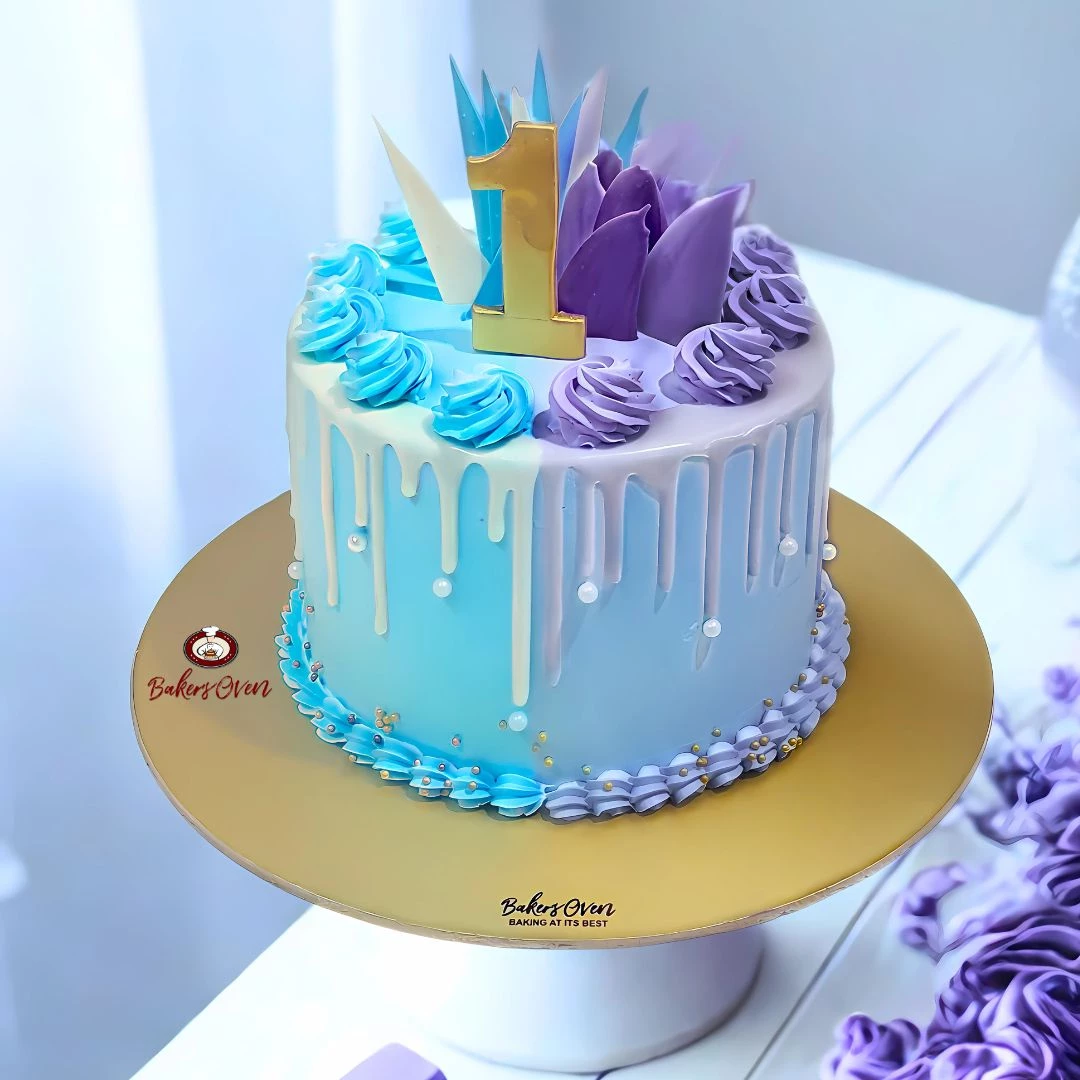 Blue Purple Cake
