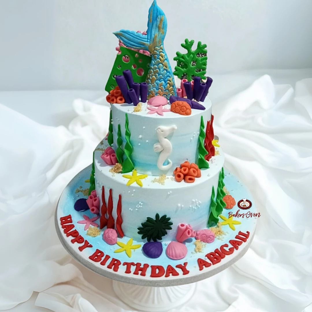 Underwater Mermaid Cake