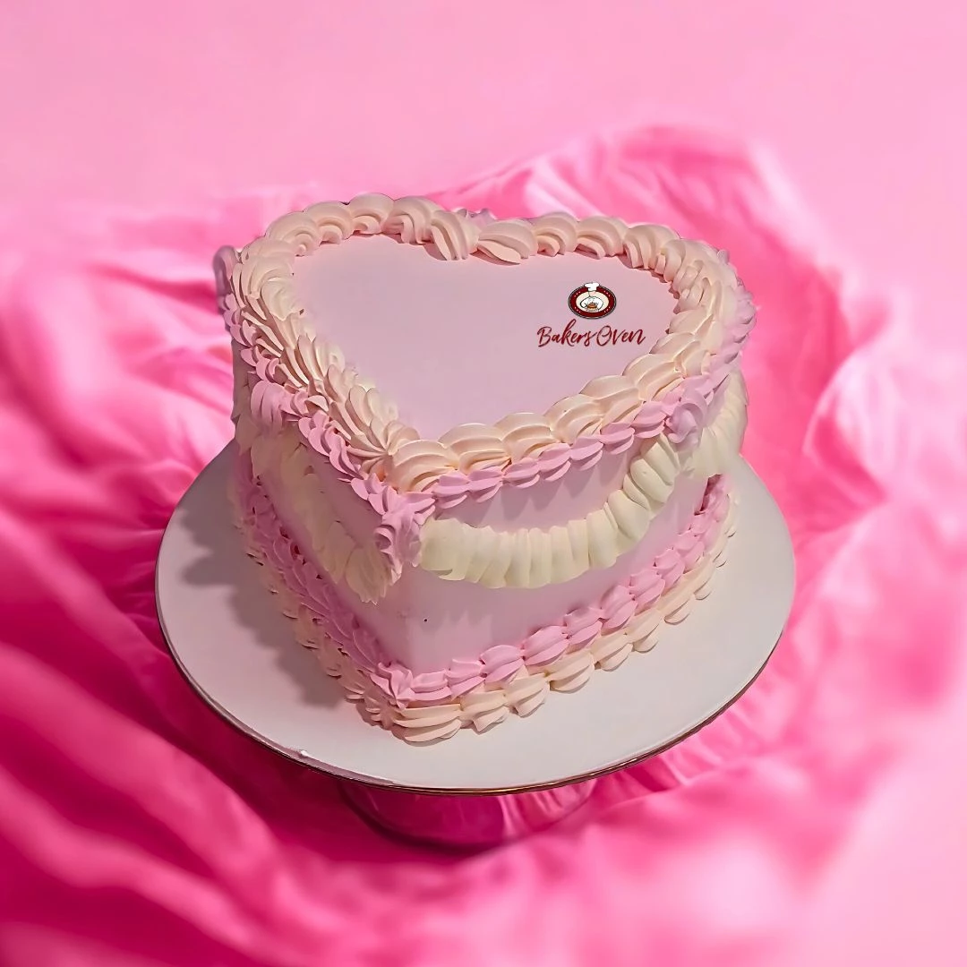 Pink Curtain Cake