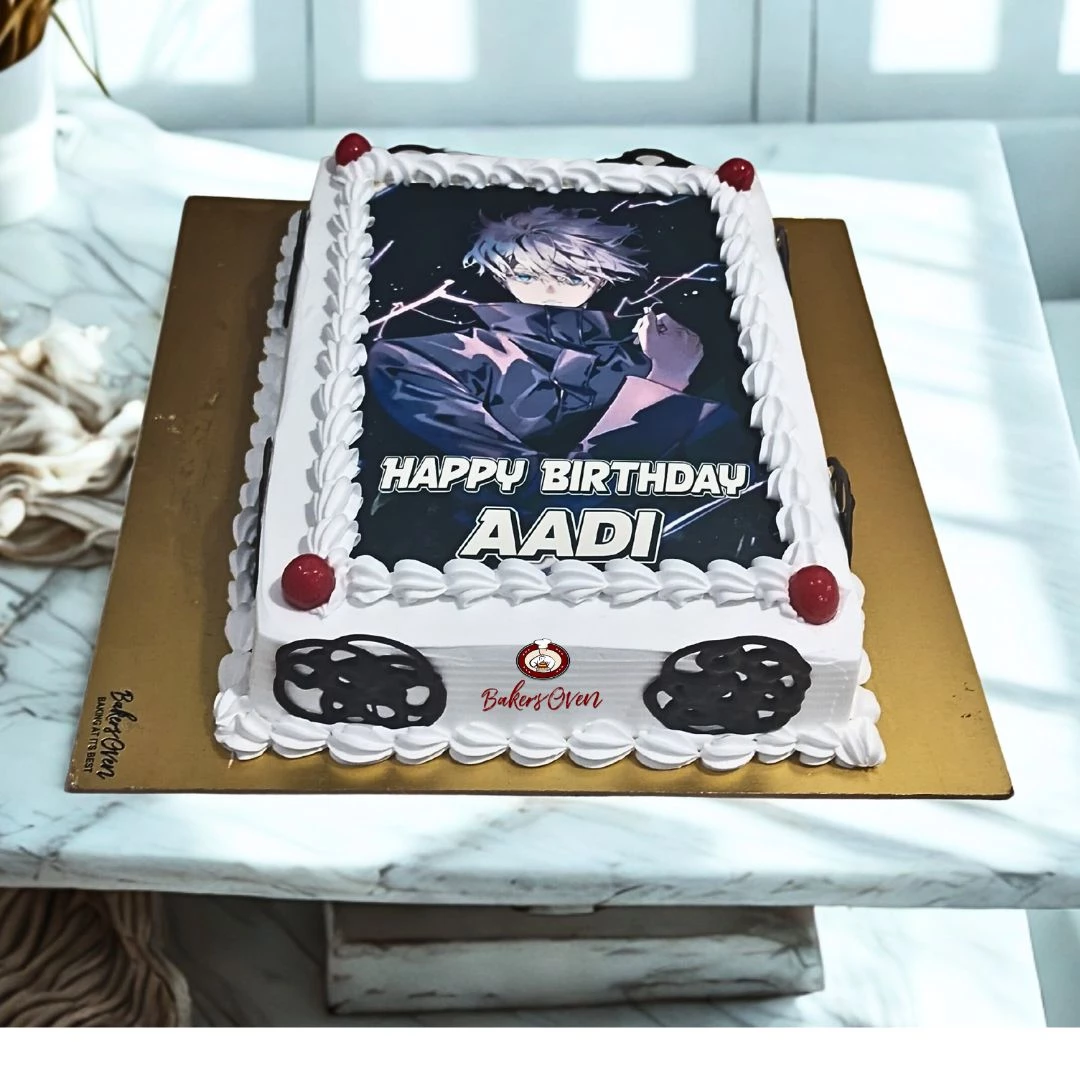 Anime Photo Celebration Cake