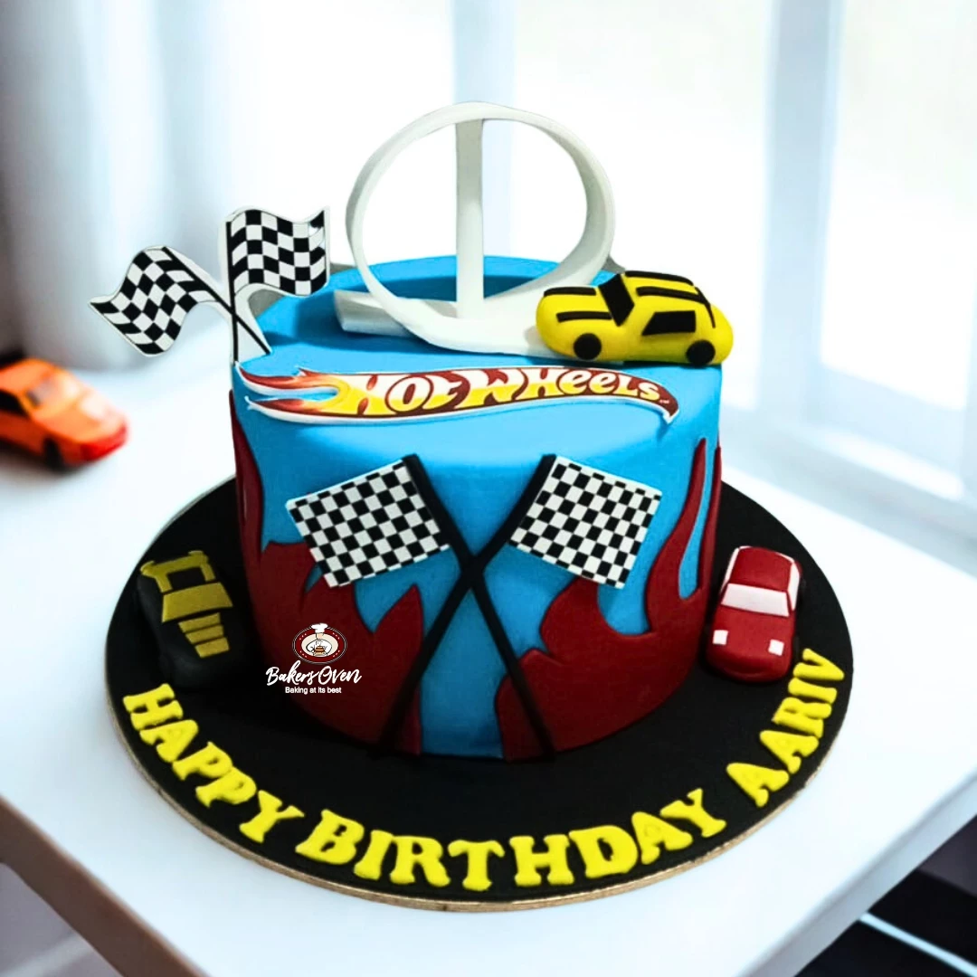 Hot Wheels Fire Cake