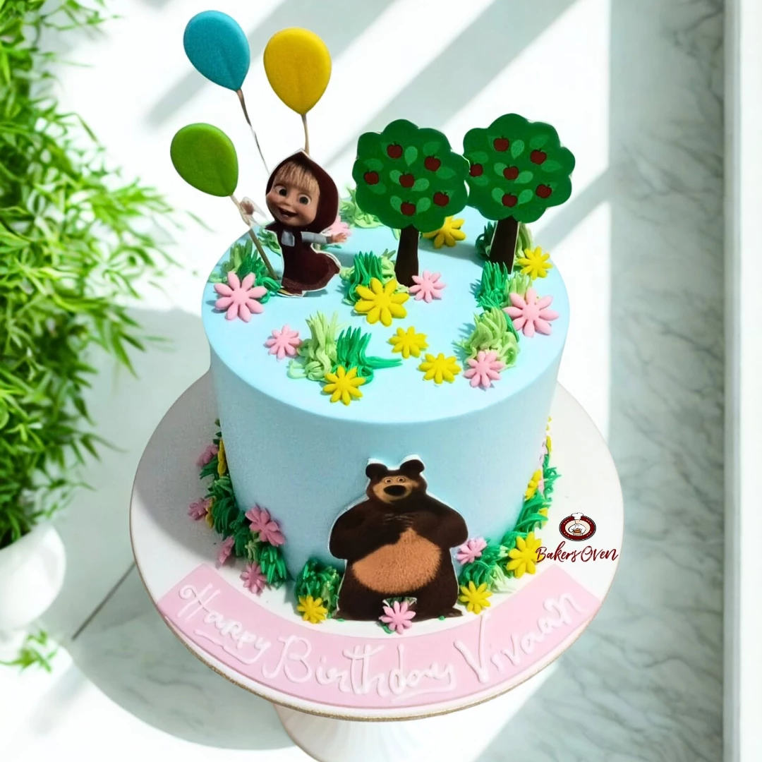 Masha Bear Amazing Cake